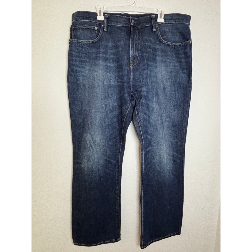 Gap 1969 Easy Fit Mens Straight Leg Dark Wash Denim Jeans 40x32